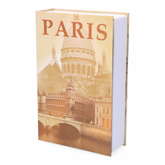 Cutie de siguranță în formă de carte Micel CFC08 M13404 Paris Gri Oțel