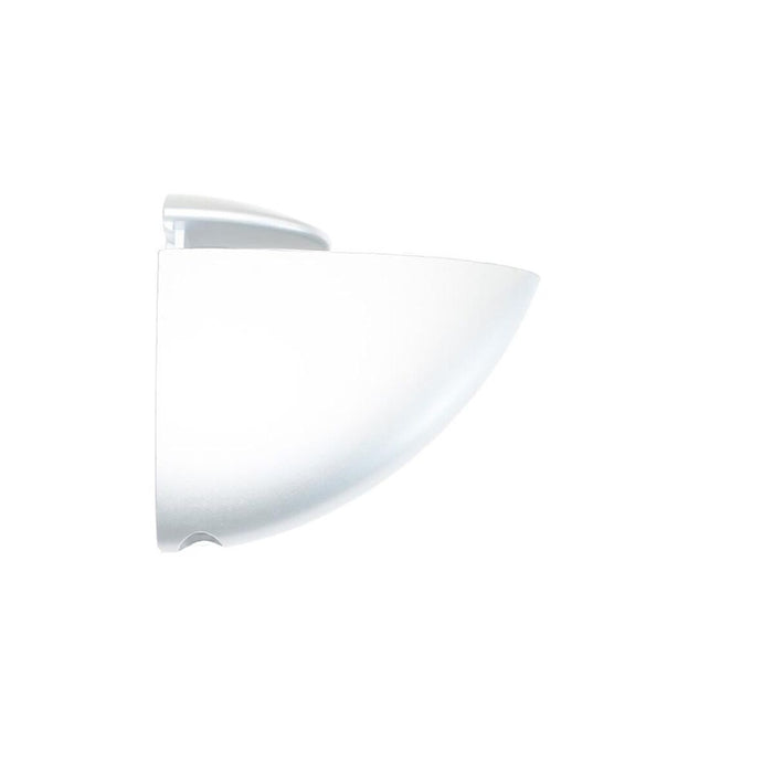 Console de raft Micel SP04 Alb Zamak 75 x 65 mm (2 Unități)