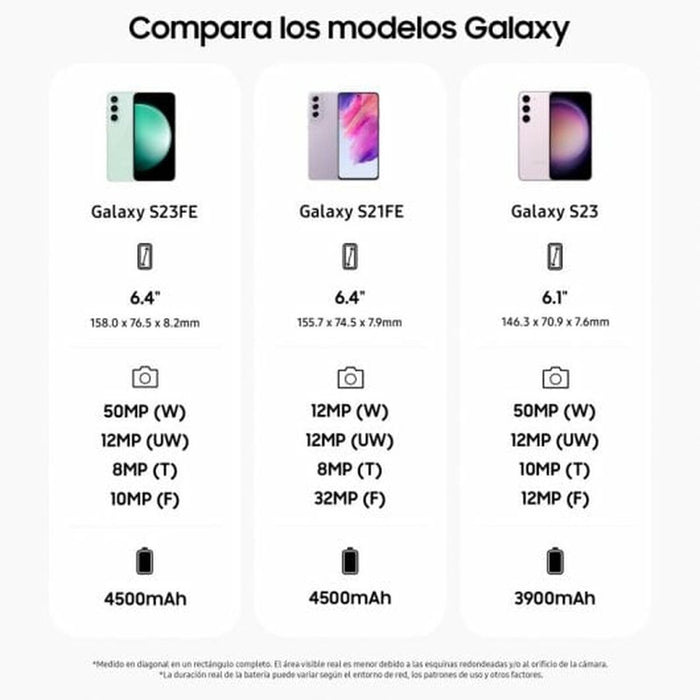 Smartphone Samsung Galaxy S23 FE 8 GB RAM 6,1" Octa Core 256 GB Mov