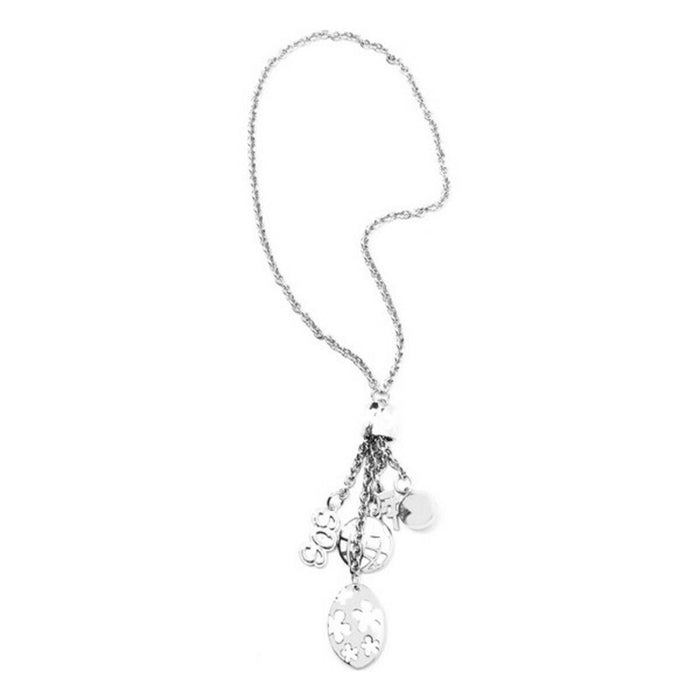 Mărgele Damă Folli Follie BG1T030WSW Argintiu (16,5 cm)