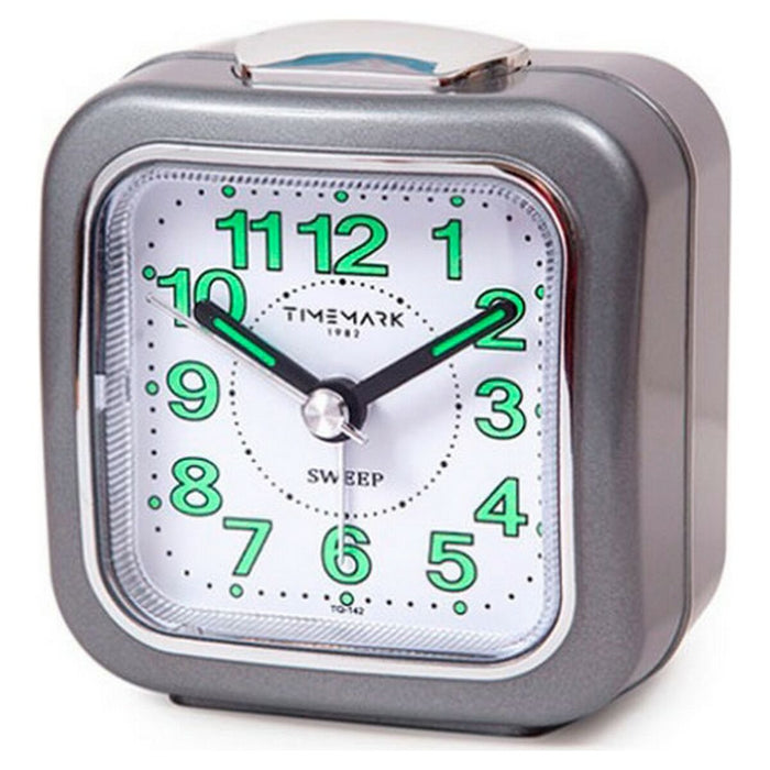 Ceas-Deșteptător Analogic Timemark Gri (7.5 x 8 x 4.5 cm)
