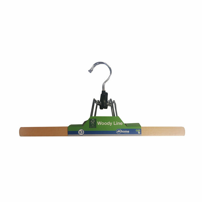 Umerașe Mondex Fustă Ecologic Natural Lemn 3 Unități (35 x 16 x 2 cm)