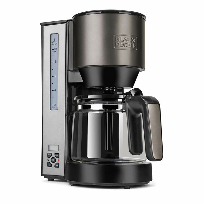 Cafetieră cu Filtru Black & Decker BXCO1000E Negru Argintiu