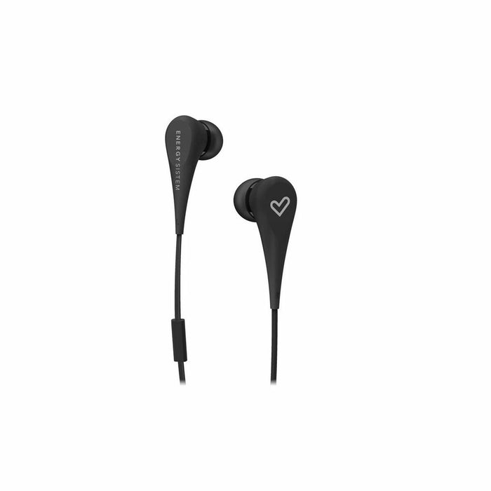 Căști cu Microfon Energy Sistem Energy Earphones Style 1+ Black Negru