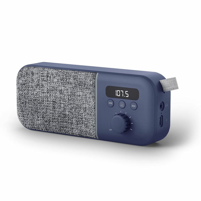 Radio Portabil Digital Energy Sistem 449958 1200 mAh 3W Albastru Alb Bleumarin