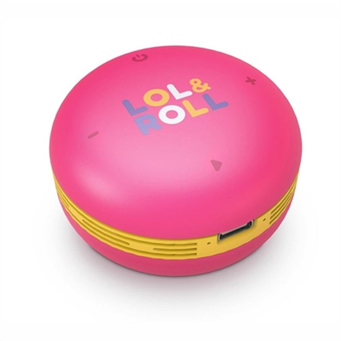 Difuzor Bluetooth Portabil Energy Sistem Lol&Roll Pop Kids Roz 5 W 500 mAh