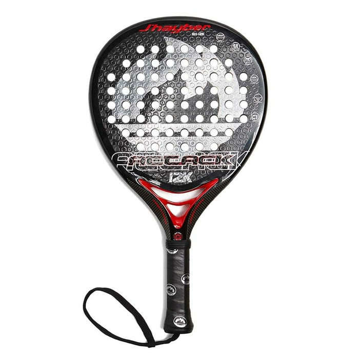 Paletă de Padel J-Hayber Attack 12K Negru