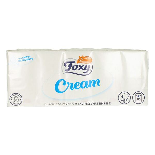 Șervețele de Hârtie Cream Foxy (10 x 9 uds)