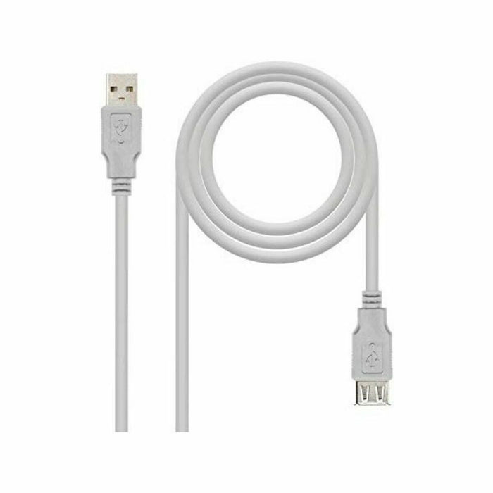 Cablu USB NANOCABLE 10.01.0203 1.8 M Bej 1,8 m