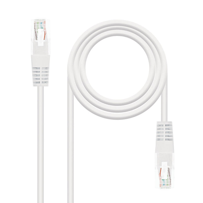 Cablu Ethernet LAN NANOCABLE 10.20.0402-W Alb 2 m
