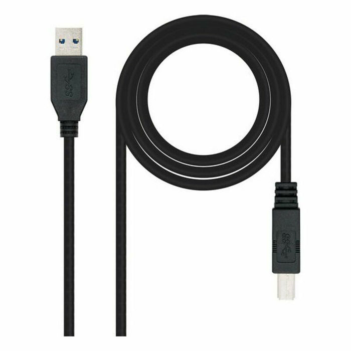 Cablu USB NANOCABLE 10.01.0802-BK Negru