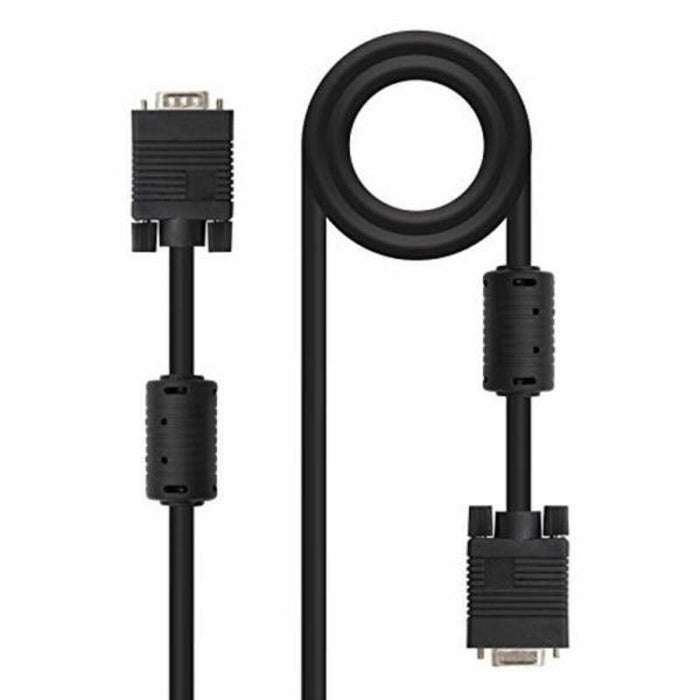 Adaptor / convertizor AV NANOCABLE 10.15.0202 Negru (1,8 m)