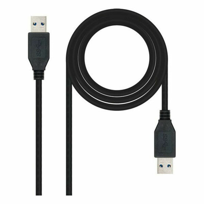 Cablu USB NANOCABLE 10.01.1001 Negru