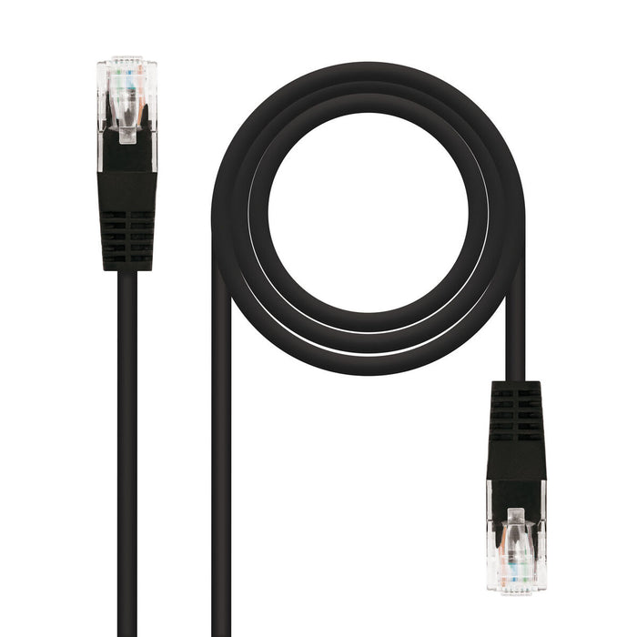 Cablu de Rețea Categoria 5e UTP NANOCABLE 10.20.0110-BK Negru 10 m