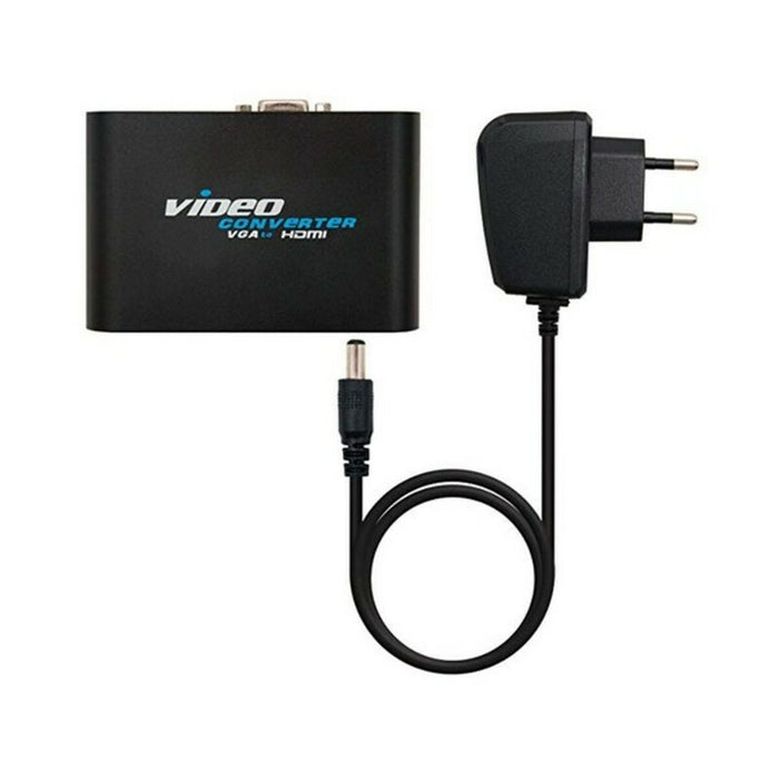 Adaptor VGA la HDMI cu Audio NANOCABLE 10.16.2101-BK Negru