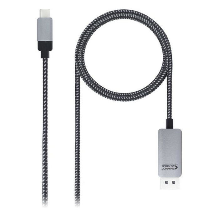 Adaptor USB-C la DisplayPort NANOCABLE 10.15.5002 Negru
