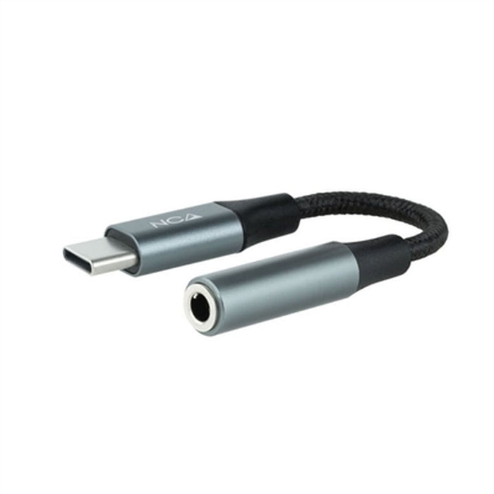 Adaptor USB C la Jack 3.5 mm NANOCABLE 10.24.1204 Gri