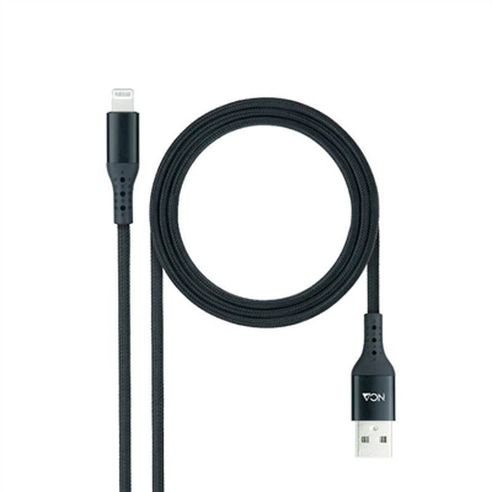 Accesorii NANOCABLE 10.10.0401-COBK 1 m Negru (1 Unități)