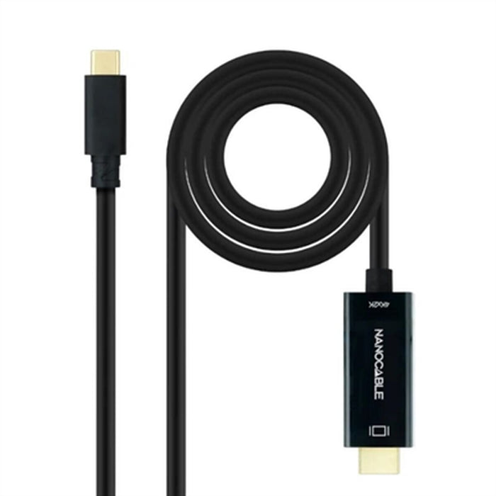 Cablu USB C la HDMI NANOCABLE 10.15.5133 3 m Negru 4K Ultra HD
