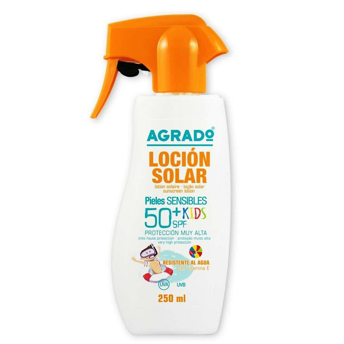 Protecție solară pentru copii Agrado Infantil SPF 50+ 250 ml