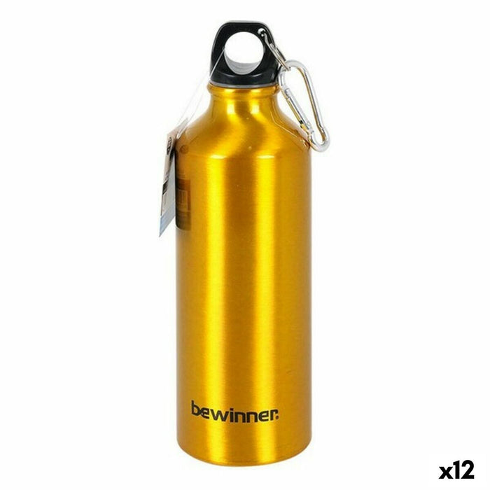 Sticlă de apă Bewinner Aluminiu 500 ml 6,5 x 21 cm (12 Unități) (500 ml)