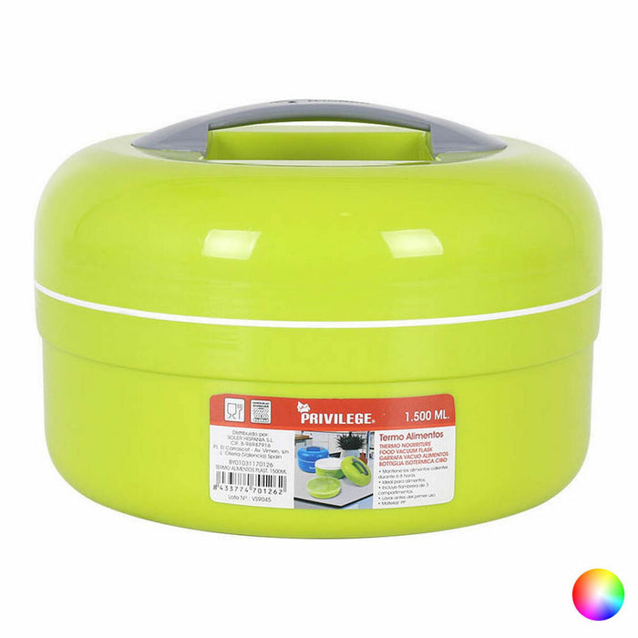 Termos pentru alimente Privilege 85285 Plastic 22 x 15 cm (8 Unități) (1,5 L)