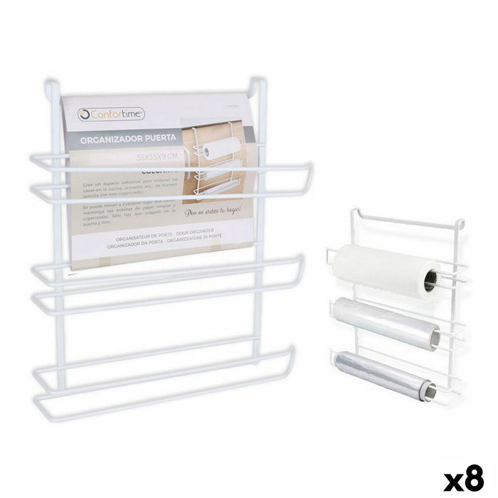 Agățătoare pentru uși Confortime 144890 Organizator 38 x 35 x 9 cm (8 Unități) (38 x 35 x 9 cm)