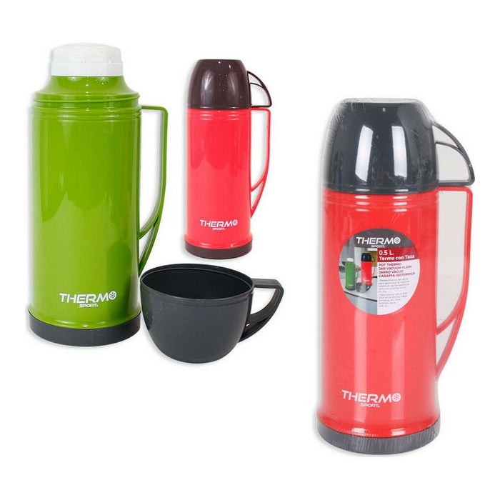 Flacon termos de călătorie ThermoSport Plastic