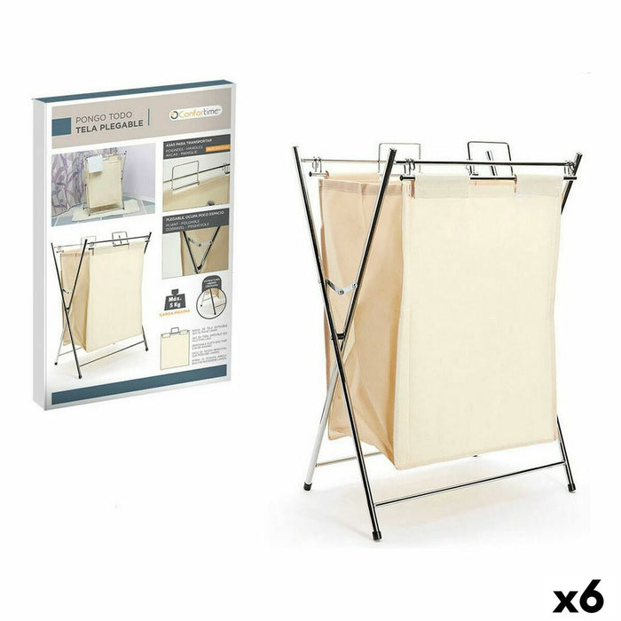 Coș pentru rufe Confortime Pliabil 48 x 35,5 x 67,5 cm (6 Unități)