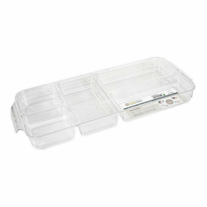 Tavă cu Compartimente Confortime polistiren 45 x 18 x 4,7 cm 12 Unități (45 x 18 x 4,7 cm)