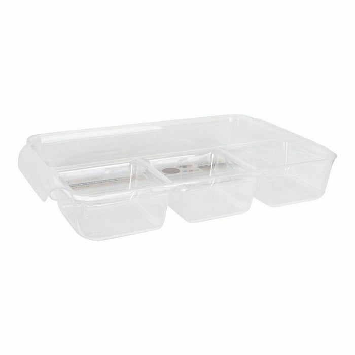 Organizator multifuncțional Confortime Transparent Plastic (37,5 x 23,5 x 5,cm)