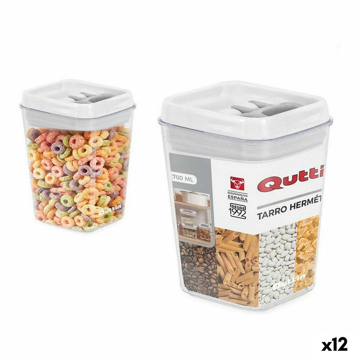 Borcan Quttin Ermetic 1,7 L 12,8 x 18 cm (12 Unități) (1700 ml)
