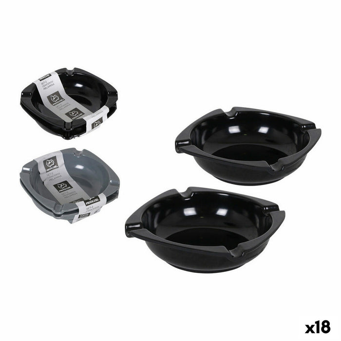 Scrumieră Privilege Melamina 10 x 10 x 3 cm (2 Piese) (18 Unități) (10 cm)(2 pcs)