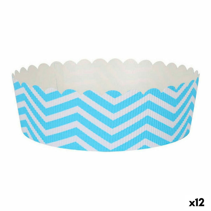Formă pentru patiserie Quttin Albastru 5 Piese 18 x 6 cm (12 Unități)