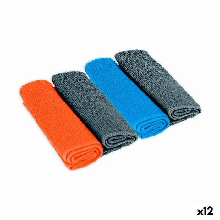 Lavete de curățare Supernet 30 x 30 cm 29,5 x 7,5 x 6 cm (4 Piese) (12 Unități)
