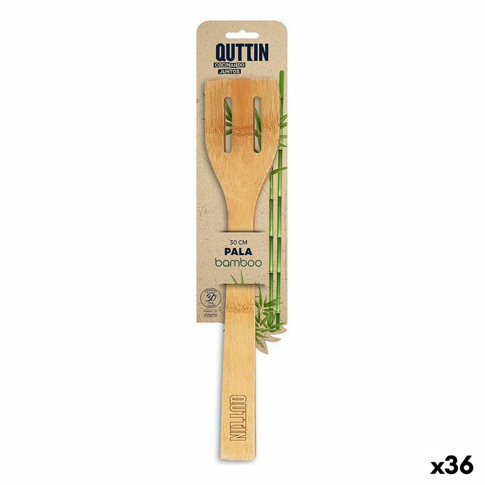 Paletă de bucătărie Quttin Bambus 30 x 6,2 x 0,8 cm (36 Unități)