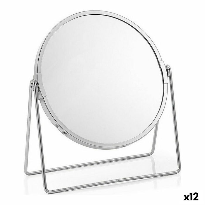 Oglindă cu Efect de Mărire Confortime Argintiu 17 cm (12 Unități)