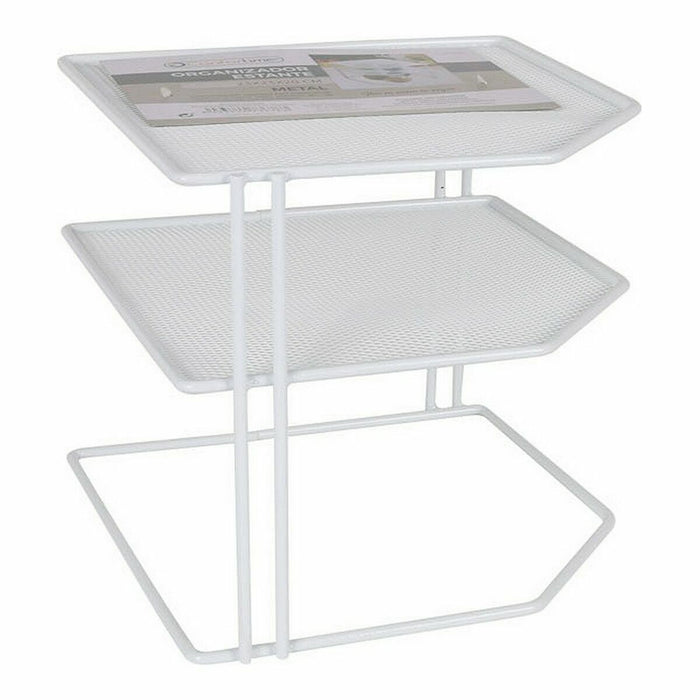 Rafturi Confortime Metal Alb Organizator 23 x 23 x 20 cm