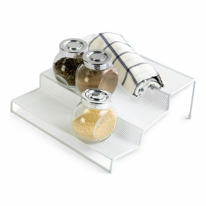 Organizator Confortime Metal Alb (26,5 x 25 x 9 cm)