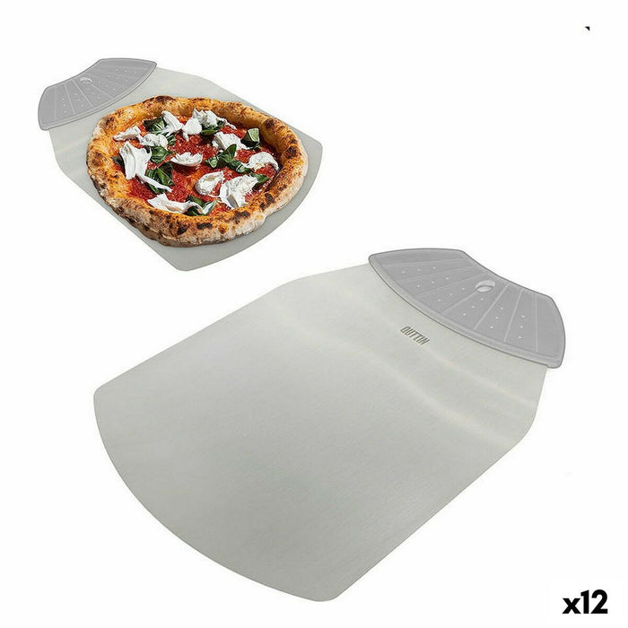 Paletă de bucătărie Quttin Pizza Oțel 25 x 36 cm (12 Unități)