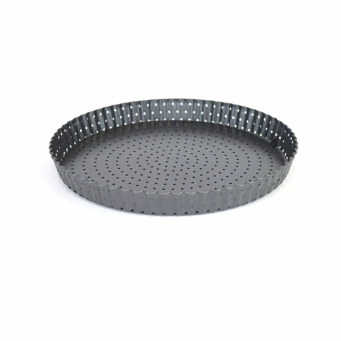 Formă de tort Quttin Găurit Demontabil 24 x 3 cm (12 Unități)