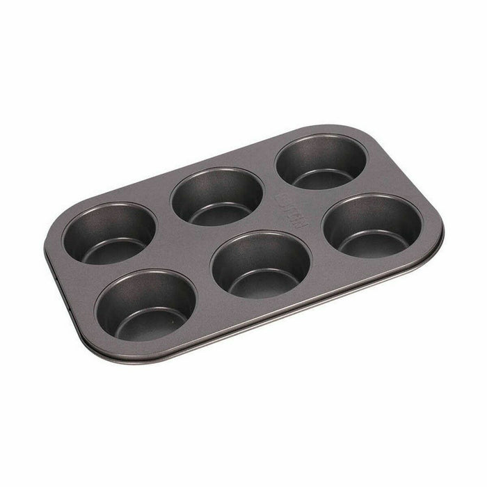 Formă pentru cremă de zahăr ars Quttin Cherry 6 Unități Oțel carbon 26,5 x 18,5 x 3 cm (12 Unități)