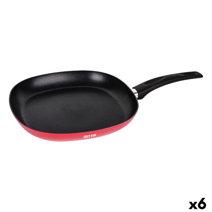 Tigaie Grill Quttin Infinity Roșu 28,5 x 47 x 6 cm (6 Unități)