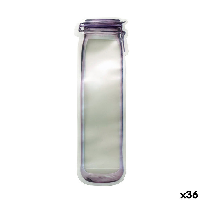 Set de pungi reutilizabile pentru alimente 4 Piese 10,5 x 32 x 6 cm (36 Unități)