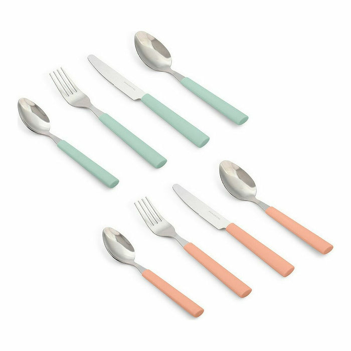 Set de Tacâmuri Plastic Oțel inoxidabil 4 Piese (36 Unități) (4 pcs)