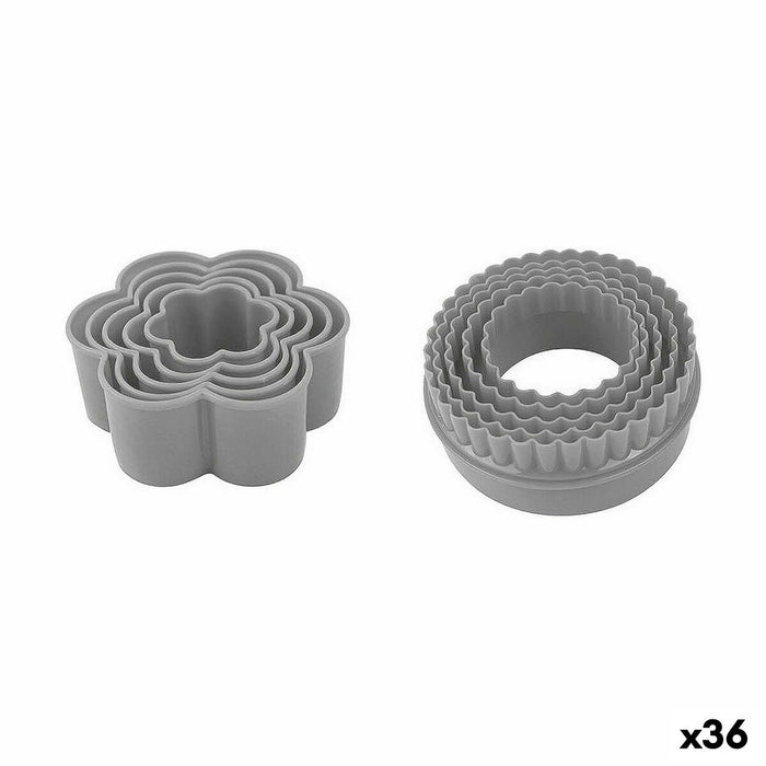 Formă pentru patiserie Quttin 5 Piese 9,5 x 9,5 x 3,5 cm (36 Unități)