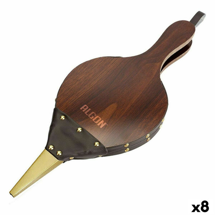 Foale Algon Pentru șemineu Lemn Maro 38 x 13 x 2 cm (8 Unități)