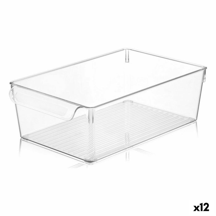 Cutie Multifuncțională Quttin Transparent 20 x 32,5 x 10 cm (12 Unități)