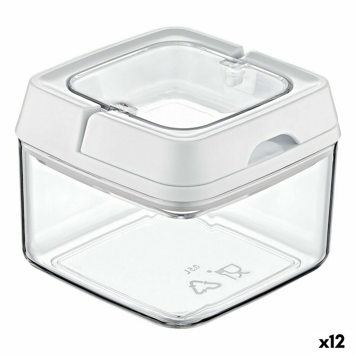 Borcan Quttin Închidere ermetică 500 ml 8 x 10 x 10 cm (12 Unități)