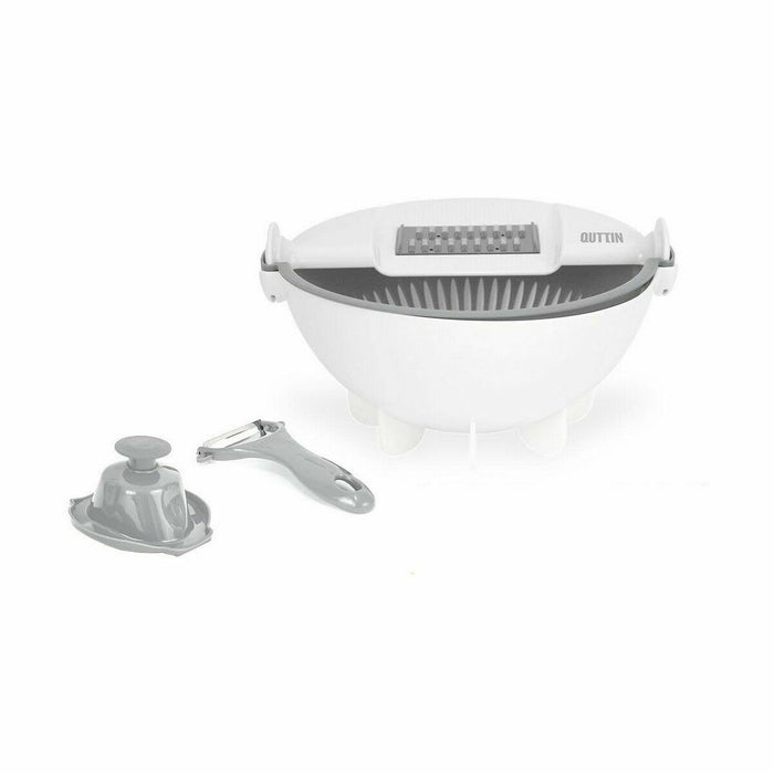 Aparat Manual de Tocat Legume Quttin 9/1 Alb 22 x 15 x 11 cm